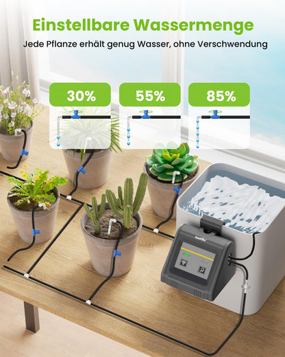 RAINPOINT WiFi Bewässerungssystem, Tropfbewässerung für 10 Pflanzen