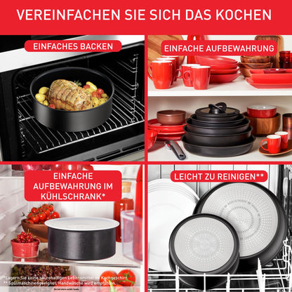 Tefal Ingenio Unlimited On Pfannenset 3-tlg. abnehmbarer Griff 24/28cm