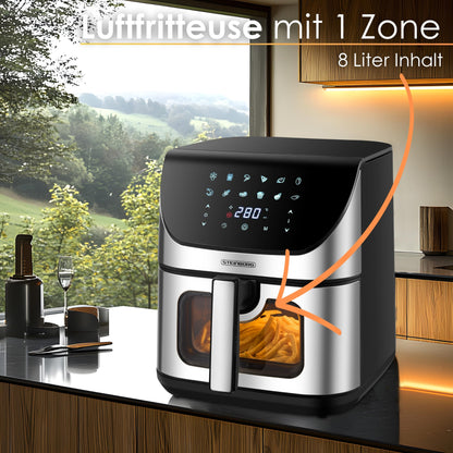 Vita Heissluftfritteuse 4-in-1 Mini Backofen – 8L