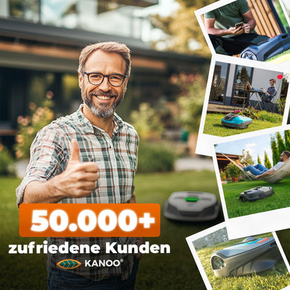kanoo Mähroboter Begrenzungskabel Set, 150 m Kabel + 300 Erdnägel