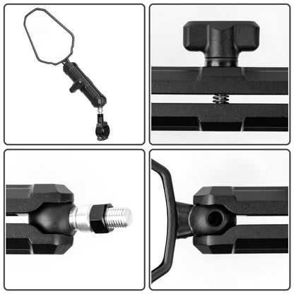 Simda Pro ENDU-01 Motorradspiegel Universal E24 für 22 mm Lenker