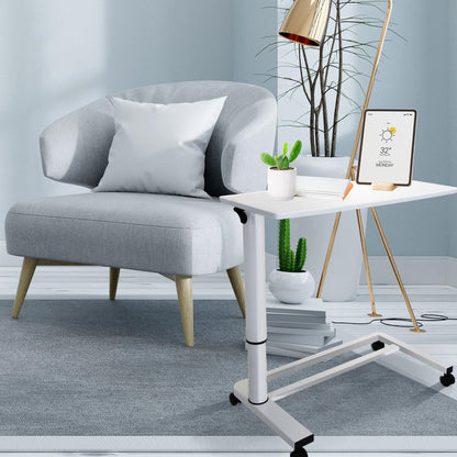 hjh OFFICE Stand II 830054 Sitz-Stehtisch höhenverstellbar weiss