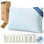 Schlummerglanz Memory Foam Nackenkissen 40x80 cm höhenverstellbar