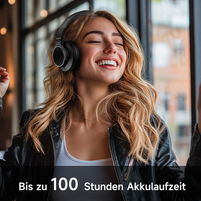 syndesmos Bwave X1 Studio-Kopfhörer, Over-Ear, Bluetooth & Kabel
