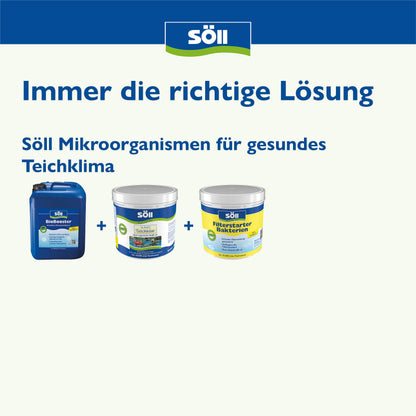 Söll FilterstarterBakterien 500 g – Filterbakterien für Gartenteich