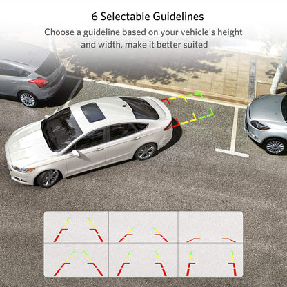 K7PRO Digital Kabellos Rückfahrkamera Set – 5" Monitor, 2 Kameras