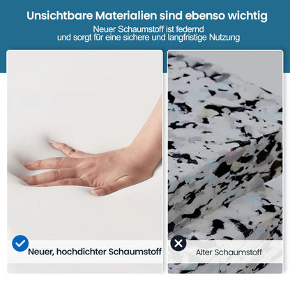 Yaheetech Ergonomischer Bürostuhl Drehstuhl - Schwarz