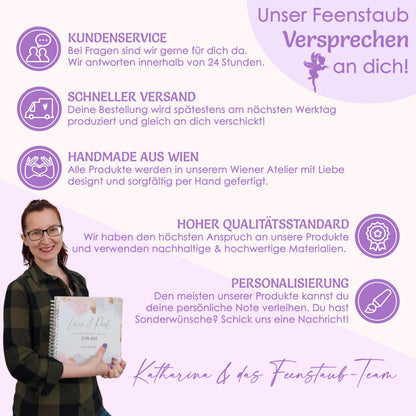 Feenstaub Erinnerungsbuch für Lehrer, Abschiedsbuch Grundschule