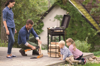 Fiskars X10-S Universalaxt – 44 cm, Schwarz/Orange