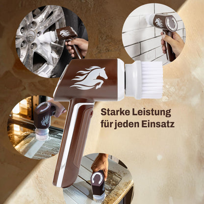 Mediashop Horsepower Scrubber Elektrische Reinigungsbürste kabellos