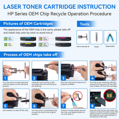 MYCARTRIDGE Ersatz Toner für HP Color LJ Pro MFP 3302 Serie (4er Pack)