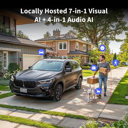 Aqara G5 Pro 4MP Aussen Kamera-Hub mit Nachtsicht - Grau