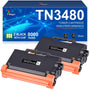 7MAGIC TN3480 TN3430 Toner kompatibel für Brother, 2x Schwarz – zwei schwarze Tonerkartuschen