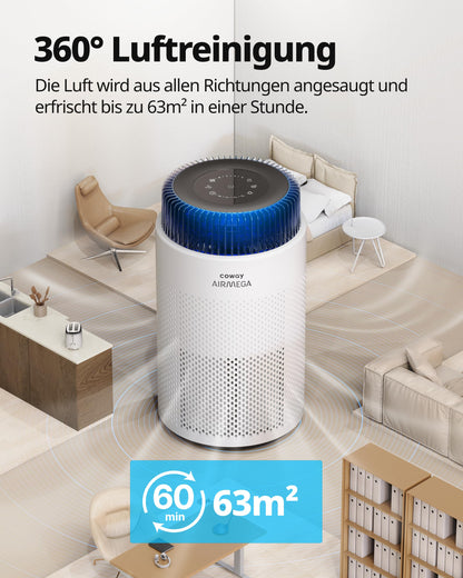 COWAY Airmega 100 Luftreiniger für Allergiker mit ECARF-Siegel