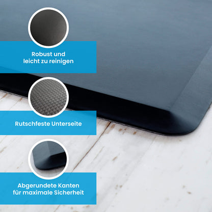 Ergotopia Anti-Ermüdungsmatte ergonomische Stehmatte - Schwarz