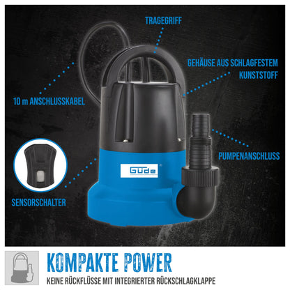 Güde Flachsaugerpumpe GFS 401 S – Entwässerungspumpe