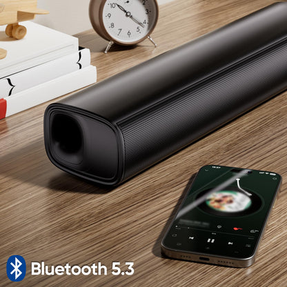 Saiyin DS6301S Soundbar 2.0 Kanal, 40 W, Bluetooth 5.3, Optisch/AUX