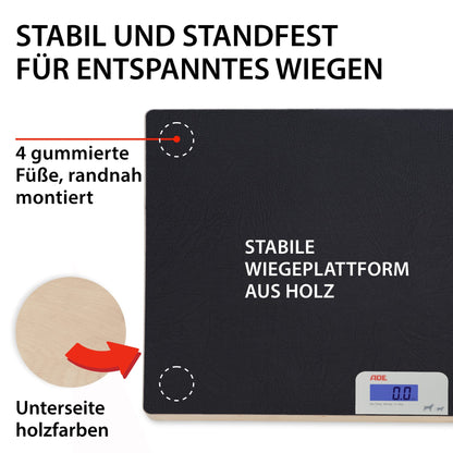 ADE Digitale Tierwaage – Grosse XL Hundewaage bis 100 kg