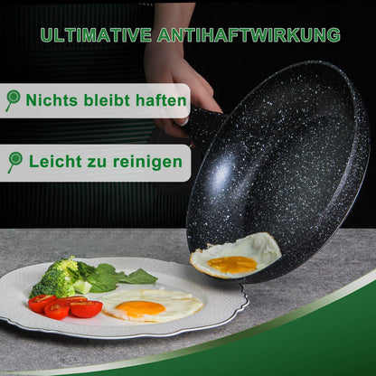 Scheffler Pfannenset Induktion 20/24/28 cm mit Antihaftbeschichtung