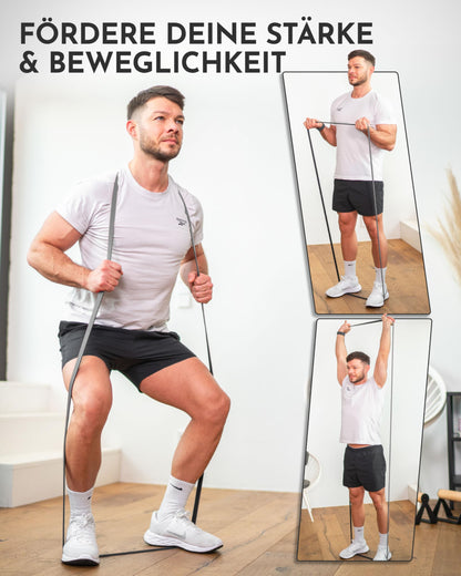 NEOLYMP Resistance Bands aus Naturlatex, 3er Set leicht (8-36 kg)