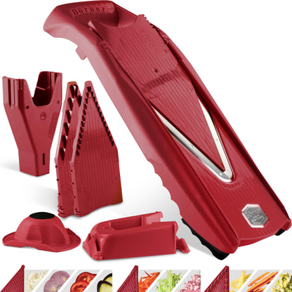 Börner V5 Gemüsehobel Profi Set - Verstellbarer V-Hobel