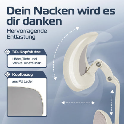 CLOUVOU SmartSeat Ergonomischer Büro- & Gaming-Stuhl 150 kg