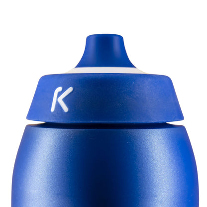 KEEGO Sportflasche aus elastischem Titan, 750 ml, Blau