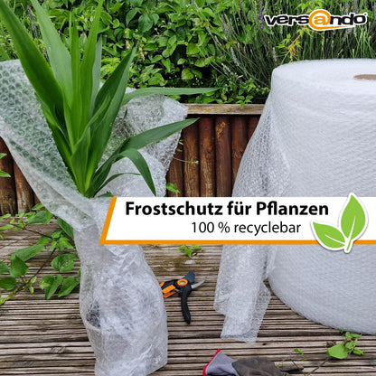 versando Luftpolsterfolie 100 m x 1 m Noppenfolie Rolle für Versand