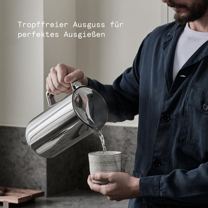 Aarke Wasserkocher Edelstahl mit Temperaturwahl - Steel