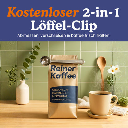 Ziruma French Press Edelstahl Kaffeebereiter doppelwandig, 1 Liter