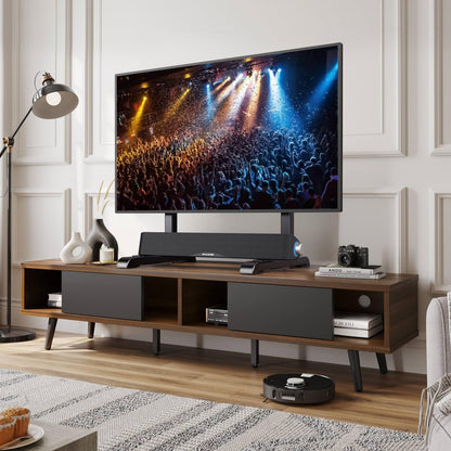 AX WABER TV-Ständer höhenverstellbar für 24-86 Zoll, VESA 800x600