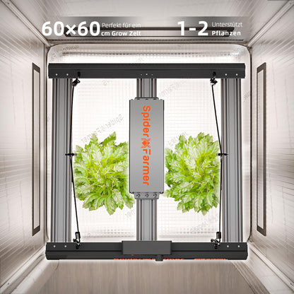 Spider Farmer G1500 LED Vollspektrum Grow Lampe – 150W