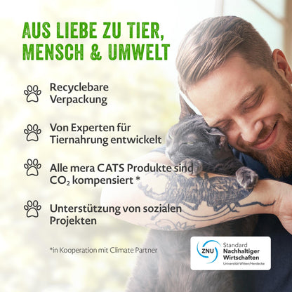 MERA Cats All Cats Adult Trockenfutter Lachs 10 kg - Getreidefrei