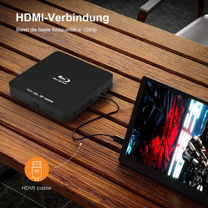 VisionTech Blu-Ray Player 1080p Full HD - Region B2 Dolby Audio