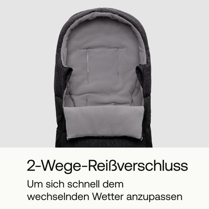 Bugaboo Ganzjahres Fussack Kinderwagen Fusswärmer – Midnight Black