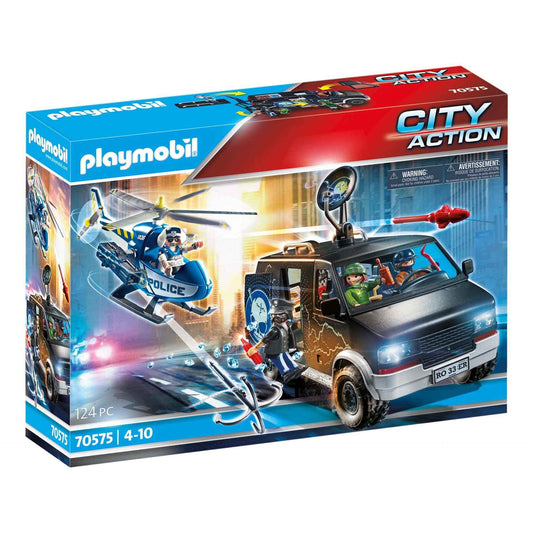 PLAYMOBIL Polizei Helikopter 70575 - Verfolgungsjagd