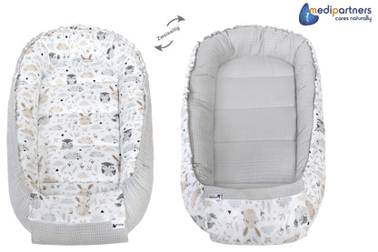 Medi Partners Babynest Nestchen für Neugeborene, Baumwolle, 100x60 cm