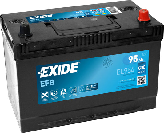 Exide 95 Ah 800 A EN Kaltstartstrom Starterbatterie - 12V