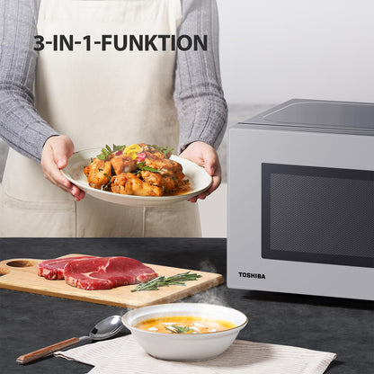Toshiba MW2-MG20PF(SL) Mikrowellenherd Grill & Kombi – Silber