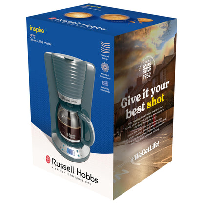 Russell Hobbs Inspire Kaffeemaschine digital Grau - 24393-56