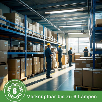 TONFFI LED Feuchtraumleuchte 150 cm, 60W, 4000K neutralweiss, IP65