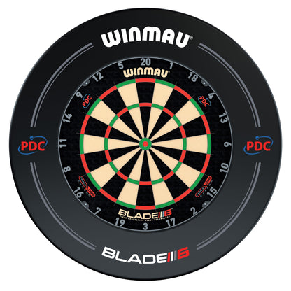 WINMAU Triple Core Dartscheibe Steeldart Set mit PDC Surround