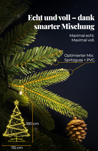 Menz Premium Künstlicher Weihnachtsbaum – Grün 180 cm