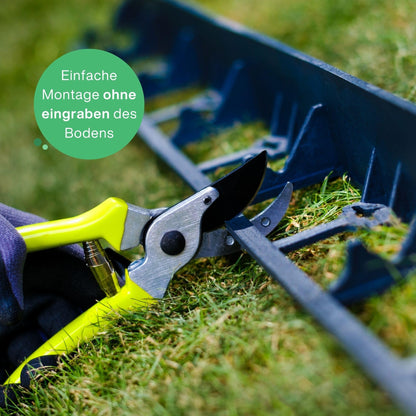 Rasenkante Flexibel Kunststoff 24m x 55mm – Pflasterkante Mähkante