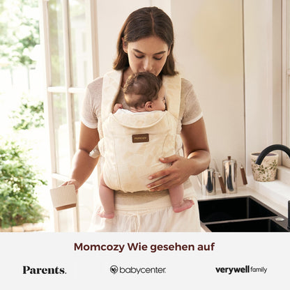 Momcozy Babytrage Neugeborene Ergonomisch - Geometrische Muster