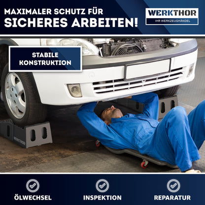 WERKTHOR Auffahrrampe PKW – 2er Set, max. 5t Tragkraft