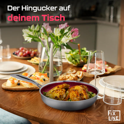 FIXLINE® BLACK FOREST Servierpfanne 28cm - RED Edition