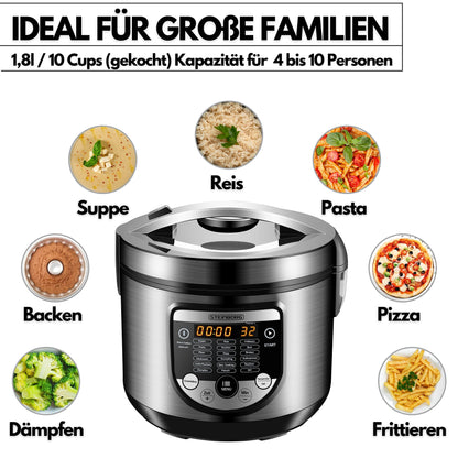 18in1 Multikocher Schongarer - 900 Watt, 5 Liter