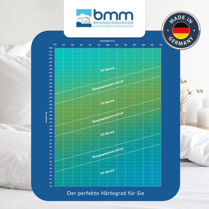 BMM Klassik 19 Kaltschaummatratze – H3 mittelfest 90x190 cm