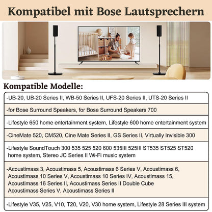Bose Höhenverstellbarer Lautsprecherständer mit Slideconnect